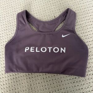 Nike Peloton Mauve Purple Racerback Sports Bra